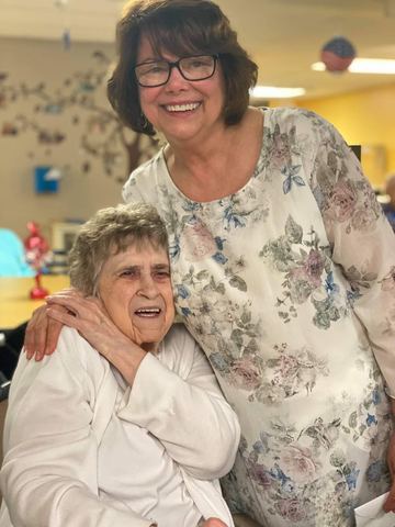 JoAnn says goodbye verna